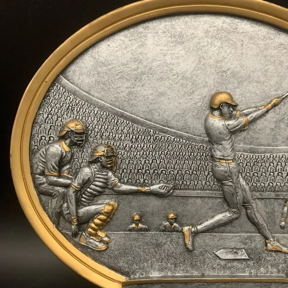 Baseball Player Wall Art Plaque